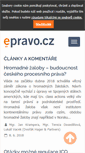 Mobile Screenshot of epravo.cz